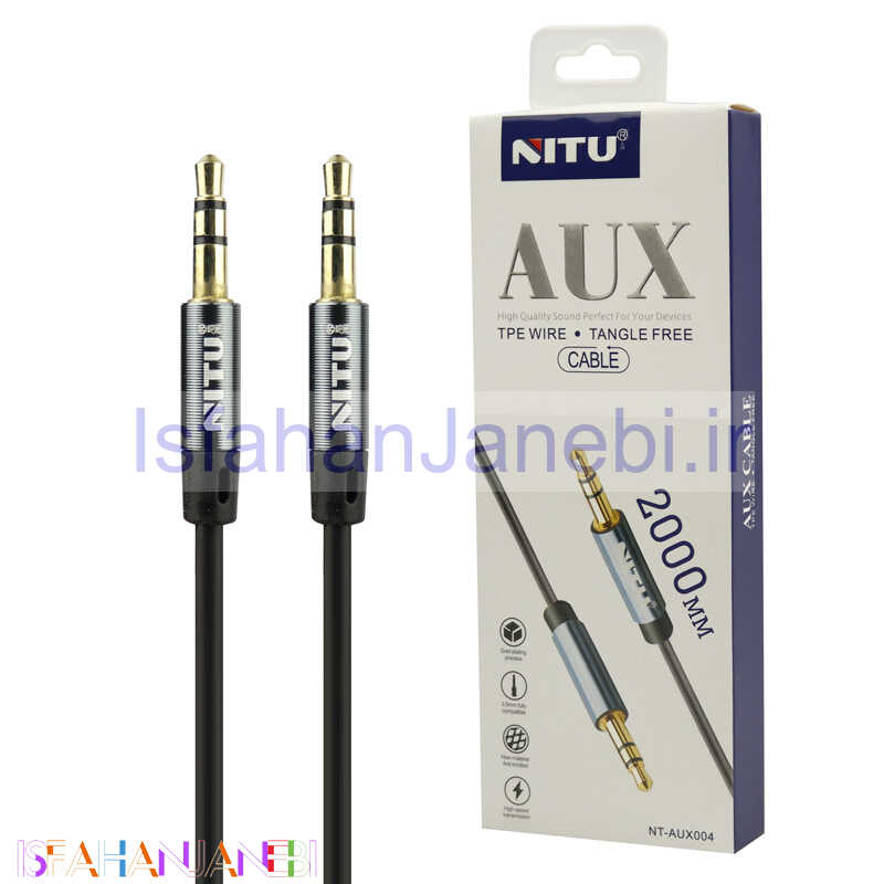 اصفهان جانبی-کابل Nitu NT-AUX004 AUX 2m