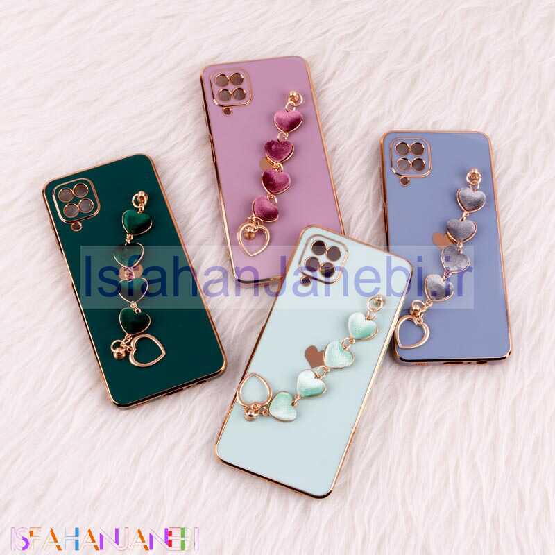 اصفهان جانبی-قاب My Case محافظ لنزدار + آویز دستی Samsung Galaxy A12 / M12