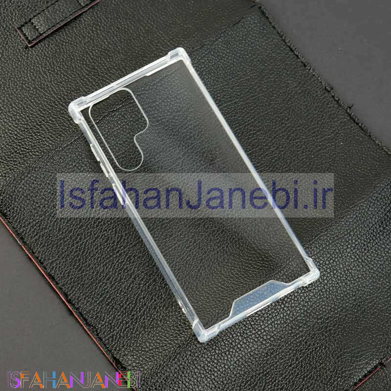اصفهان جانبی-قاب PC ضدضربه کپسولی بی رنگ Samsung Galaxy S22 Ultra
