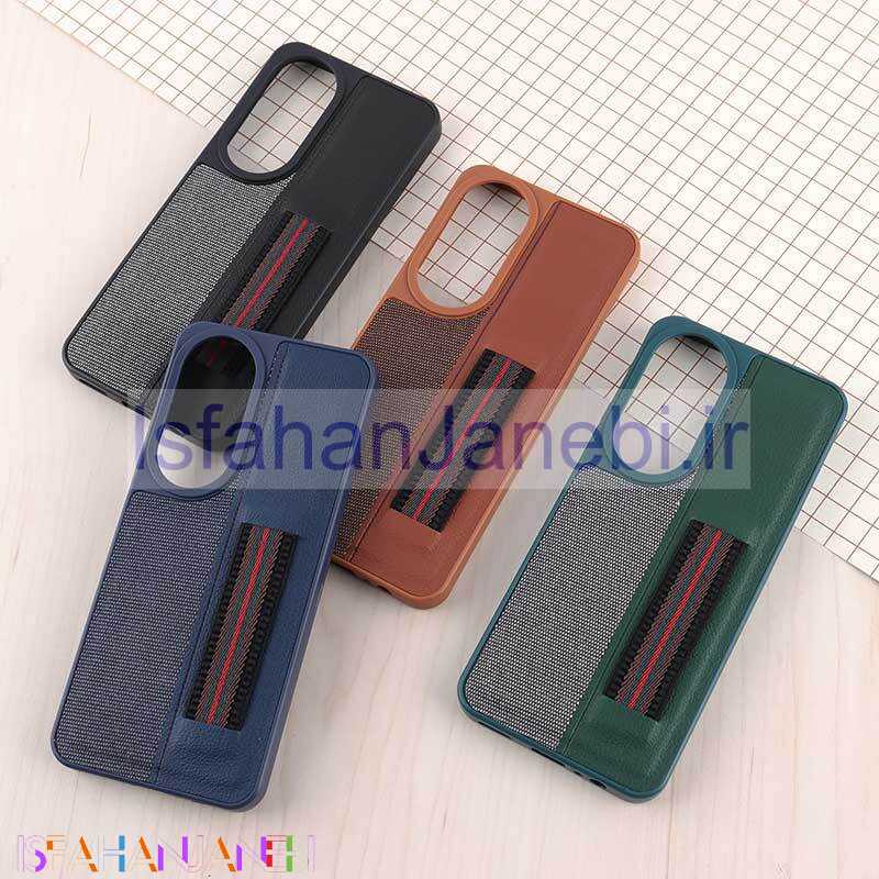 اصفهان جانبی-قاب چرمی فینگر بند هواوی Honor X7b ژله ای