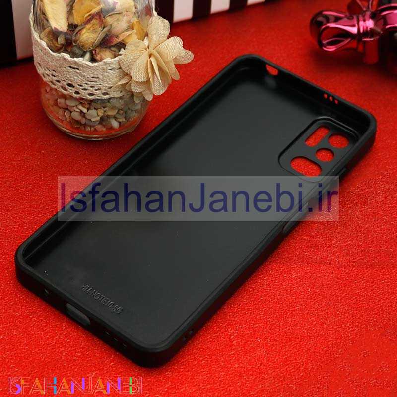 اصفهان جانبی-قاب محافظ لنزدار آینه ای + پاپ سوکت طرح قلب مشکی Xiaomi Poco M3 Pro