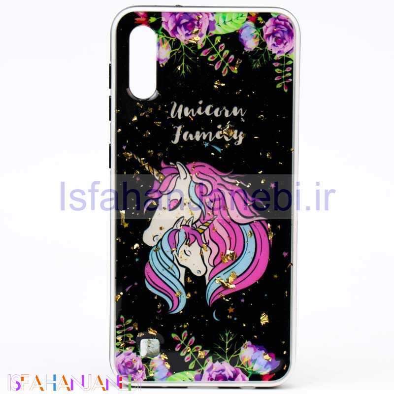 اصفهان جانبی-قاب ماربل فانتزی طلایی Samsung A2 Core کد1