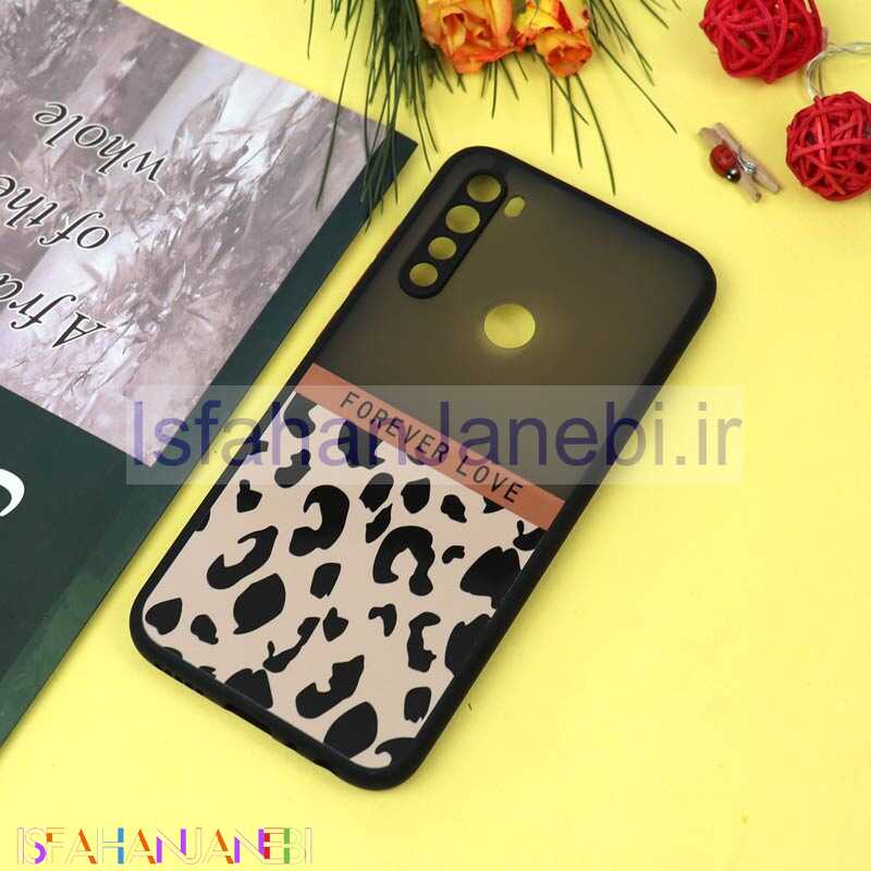 اصفهان جانبی-قاب PC مات محافظ لنزدار طرحدار پلنگی شیائومی Redmi Note 8