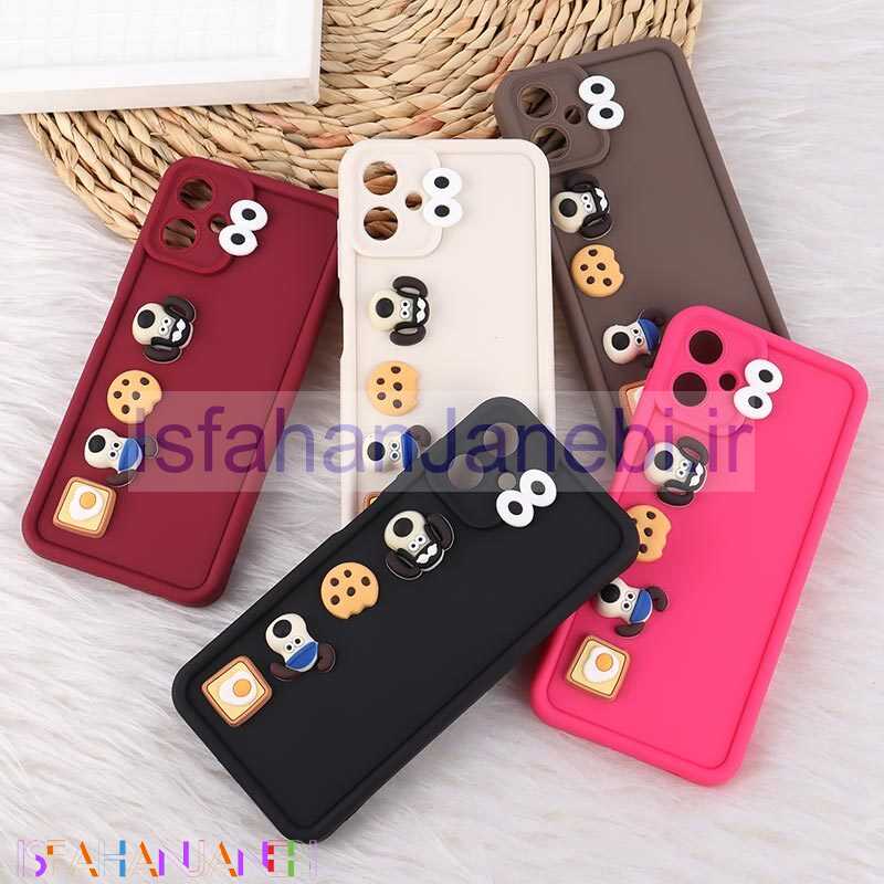 اصفهان جانبی-قاب سولید سامسونگ Galaxy A06 عروسک برجسته محافظ لنزدار