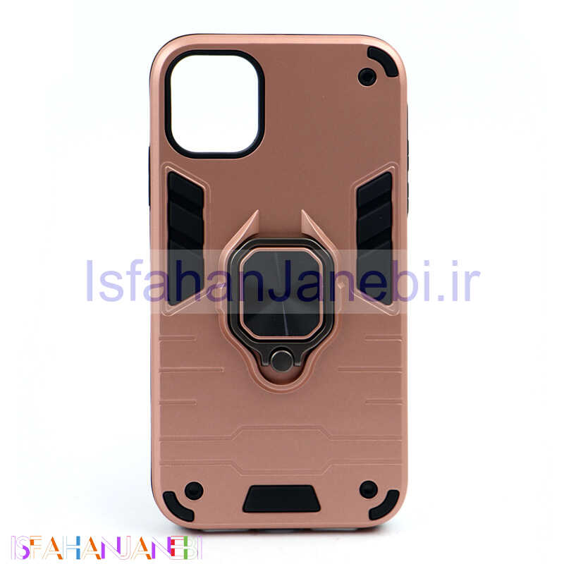 اصفهان جانبی-قاب ضد ضربه هولدر دار بتمن iPhone 11 رزگلد