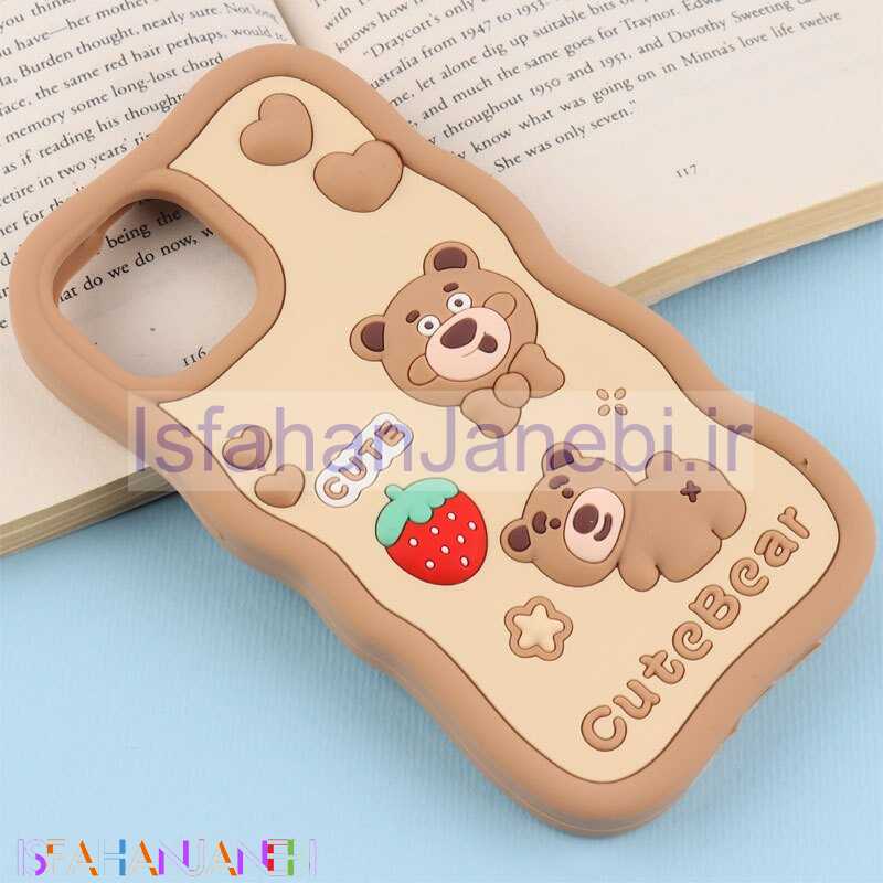 اصفهان جانبی-قاب عروسکی Vip Max آیفون iPhone 13 / 14 طرح Cute Bear
