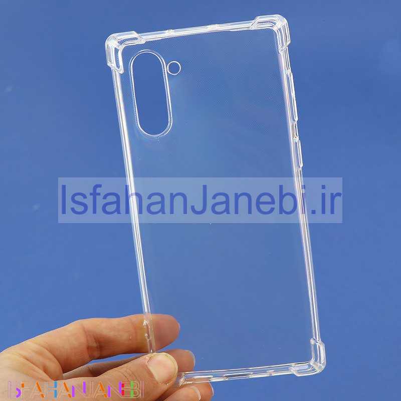 اصفهان جانبی-قاب ژله ای ضربه گیر بی رنگ Samsung Note 10