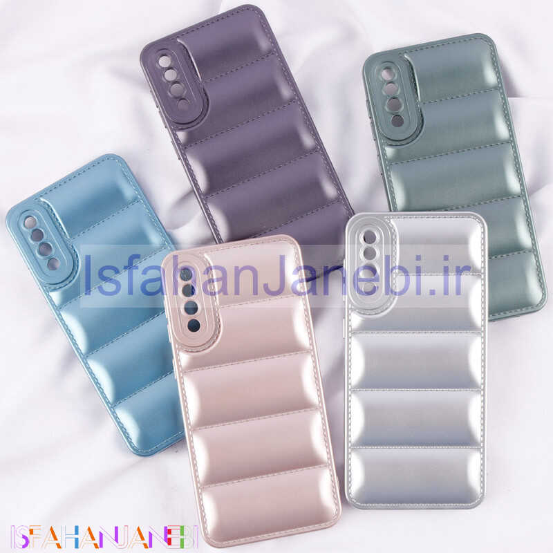 اصفهان جانبی-قاب پافر ژله ای براق محافظ لنزدار Samsung Galaxy A50 / A50s / A30s