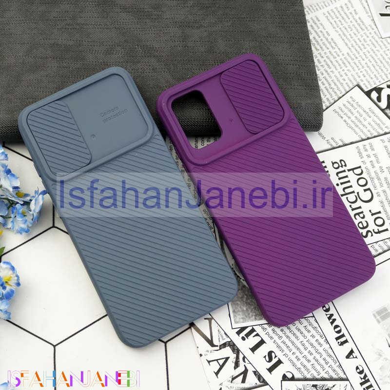 اصفهان جانبی-قاب سیلیکونی کبریتی محافظ لنزدار کشویی Samsung Galaxy A02s / A03s