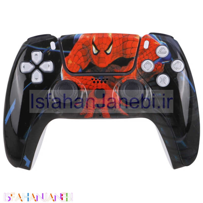 اصفهان جانبی-دسته بازی بی سیم طرح پلی استیشن فایو P4-Plus T29 Spider Man PS4 / PC کد 2