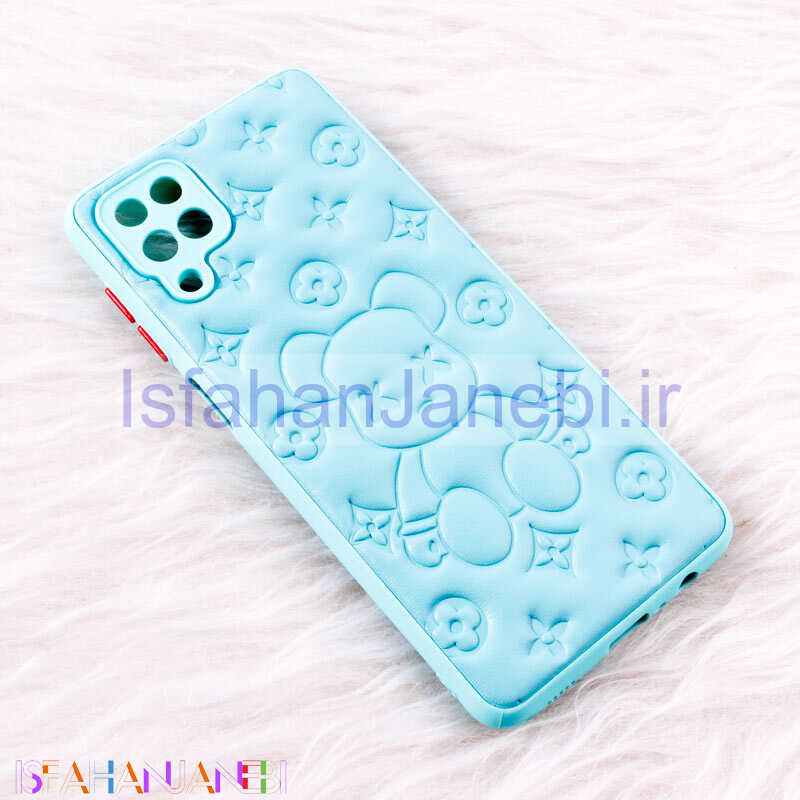 اصفهان جانبی-قاب چرمی پافر Ted محافظ لنزدار Samsung Galaxy A12