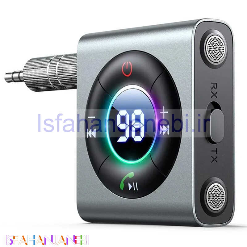 اصفهان جانبی-دانگل بلوتوث خودرو شارژی Joyroom JR-CB2 AUX