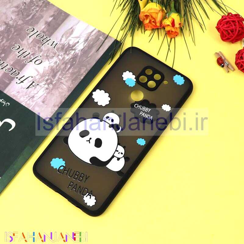 اصفهان جانبی-قاب PC مات محافظ لنزدار طرحدار پاندا شیائومی Redmi Note 9