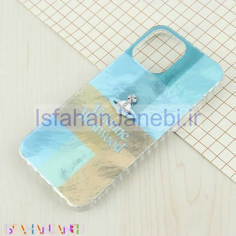 اصفهان جانبی-قاب IMD آیفون iPhone 13 Pro Max طرح Vivienne Westwood برجسته براق