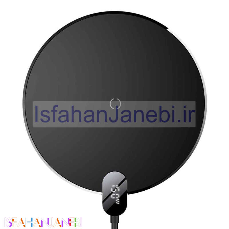 اصفهان جانبی-شارژر بی سیم فست شارژ Baseus Digital LED Display Gen2 CCED000001 15W
