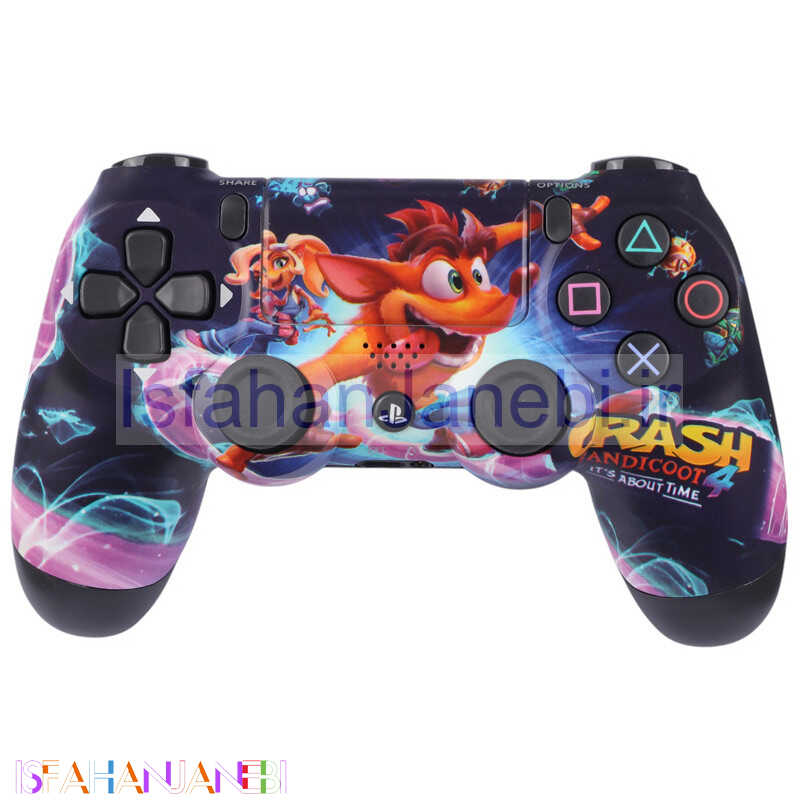 اصفهان جانبی-دسته بازی بی سیم SONY PlayStation 4 DualShock 4 High Copy طرح Crash کد 3