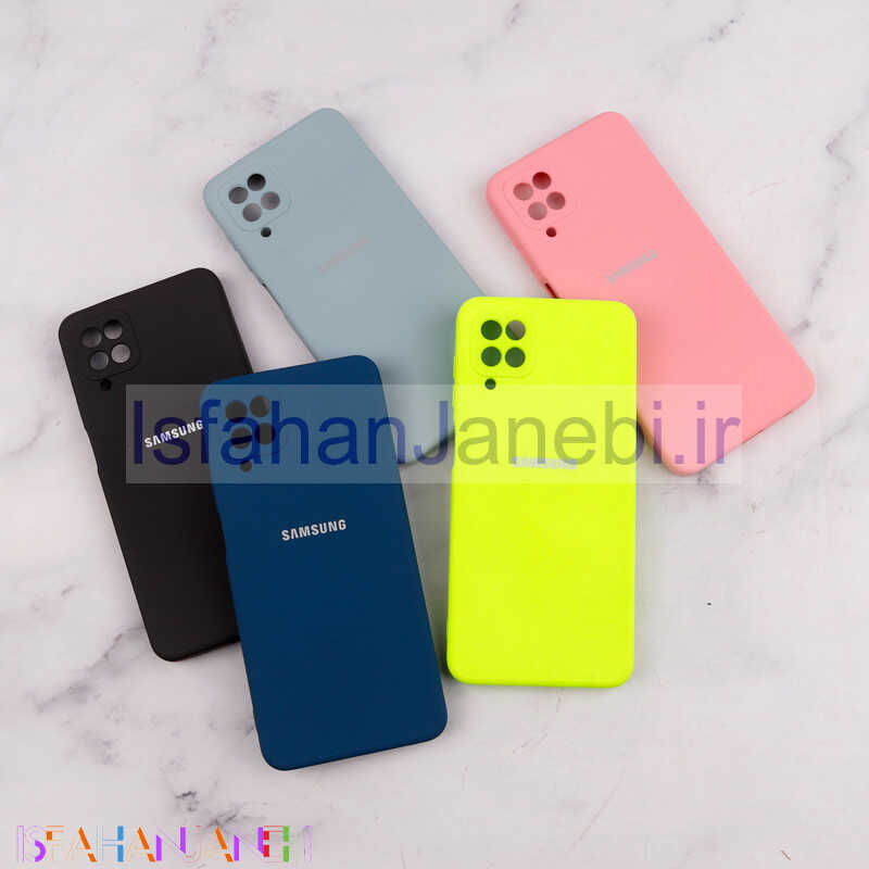 اصفهان جانبی-قاب سیلیکونی Highcopy زیربسته سامسونگ Galaxy A12 / M12 محافظ لنزدار