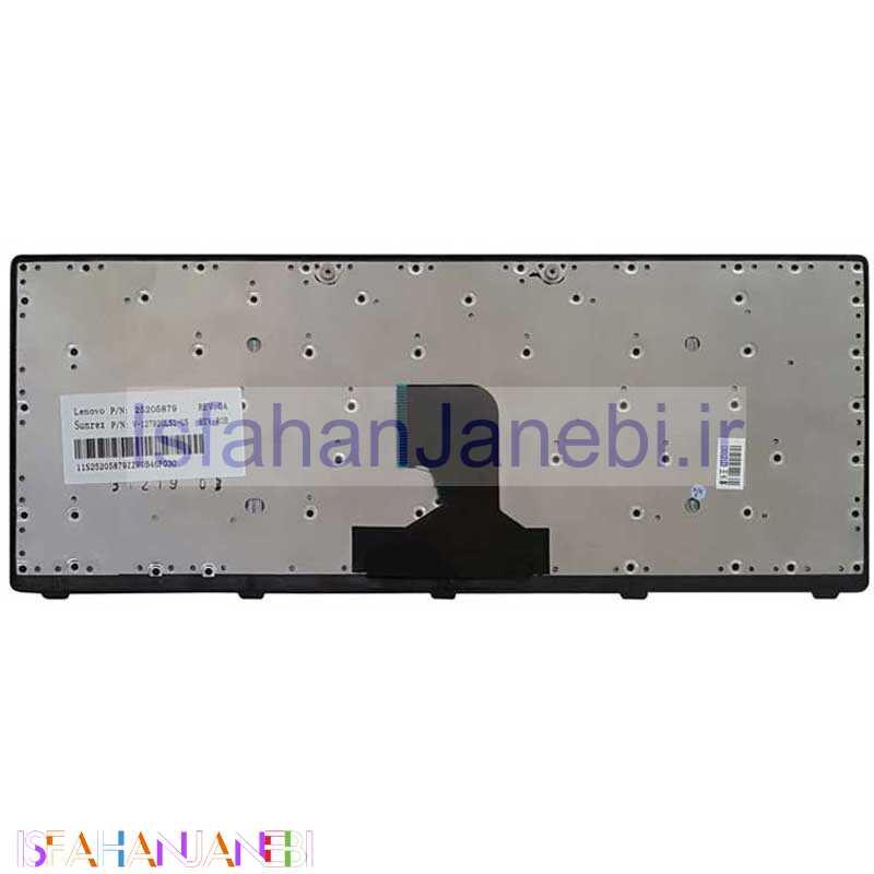 اصفهان جانبی-کیبورد Lenovo IdeaPad Z400 با فریم نقره ای - مشکی