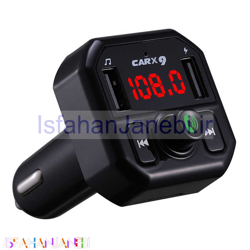 اصفهان جانبی-شارژر فندکی + FM Player بلوتوثی X9