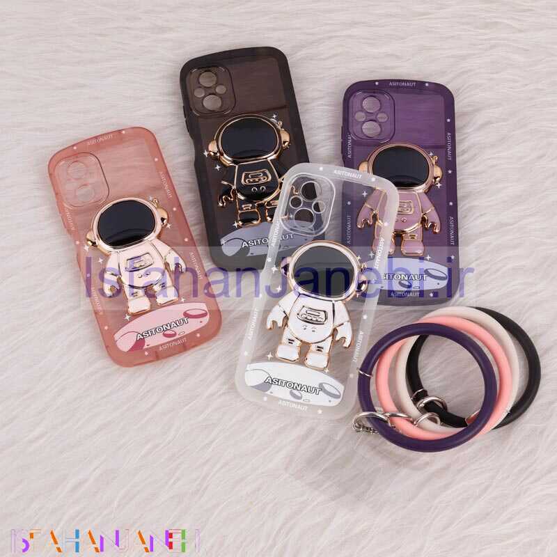 اصفهان جانبی-قاب استند آدمکی محافظ لنزدار + آویز دستی Xiaomi Poco M5