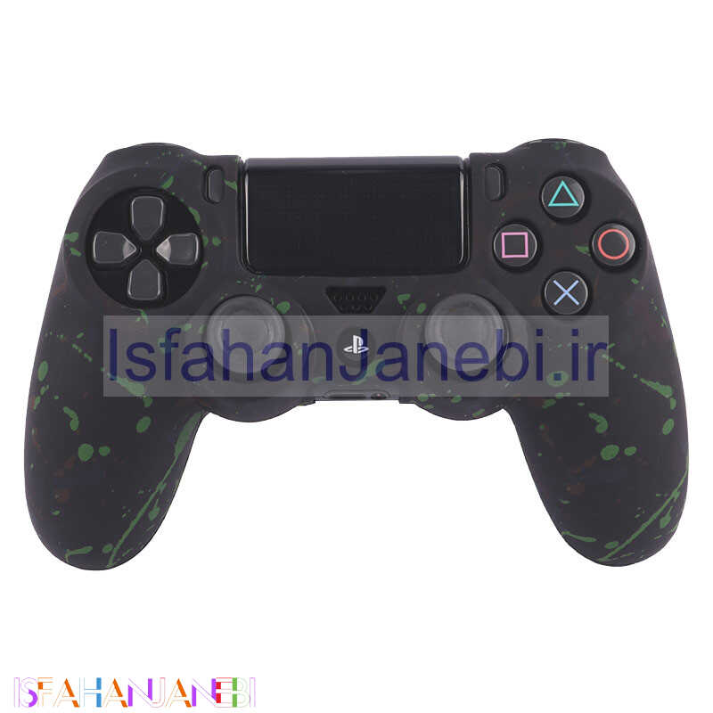 اصفهان جانبی-روکش دسته بازی PS4 زمینه مشکی سبز