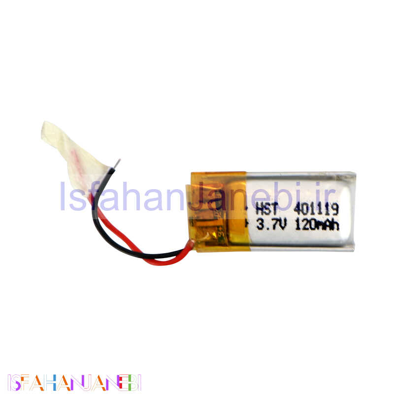 اصفهان جانبی-باتری لیتیوم 120mAh 22*11*3mm 401119