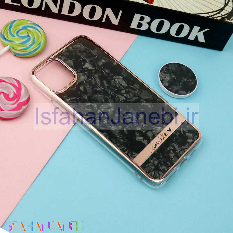 اصفهان جانبی-قاب IMD یخی گلدلاین + پاپ سوکت iPhone 11 Pro Max