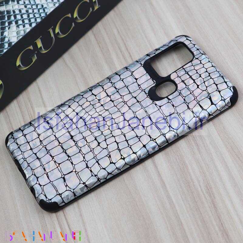 اصفهان جانبی-قاب چرمی پوست ماری هفت رنگ Samsung A21s