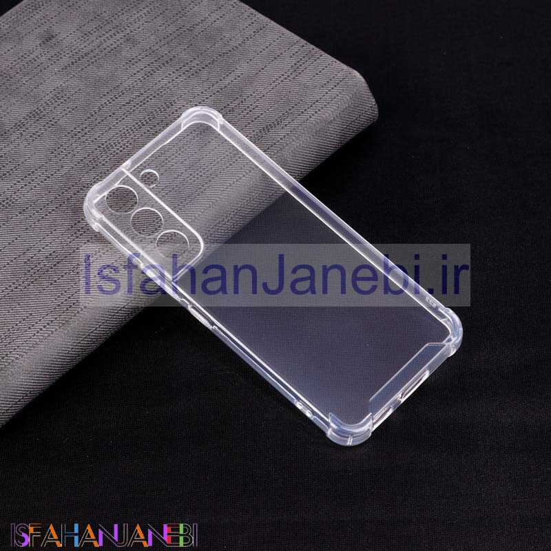 اصفهان جانبی-قاب ژله ای ضربه گیر بی رنگ محافظ لنزدار Samsung Galaxy S22