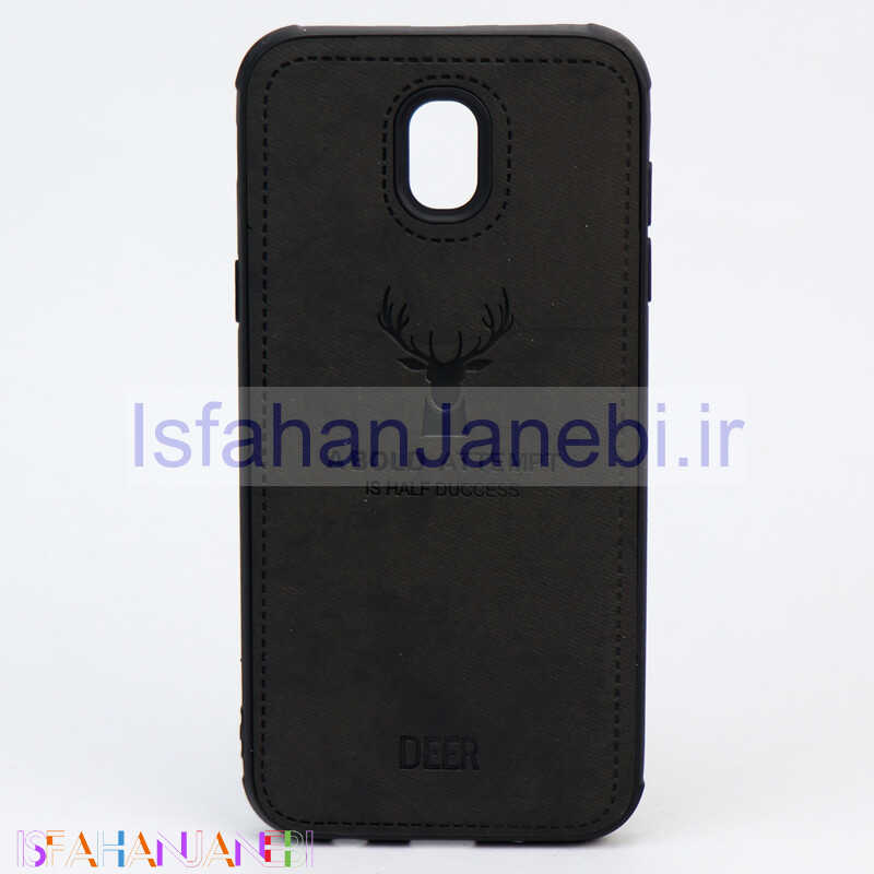 اصفهان جانبی-قاب چرمی طرح گوزن Samsung J5 Pro مشکی