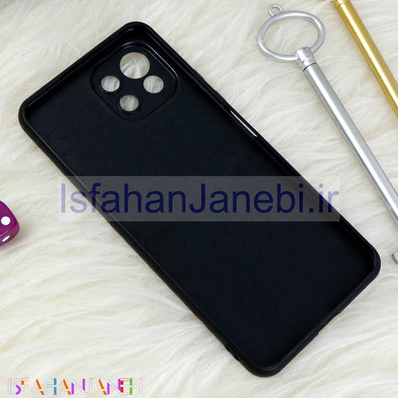اصفهان جانبی-قاب محافظ لنزدار پشت گلسی طرحدار Baron شیائومی Xiaomi Mi 11 Lite