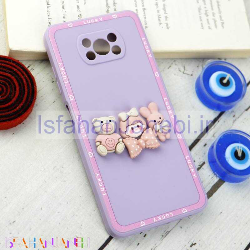 اصفهان جانبی-قاب سیلیکونی عروسکی محافظ لنزدار Xiaomi Poco X3