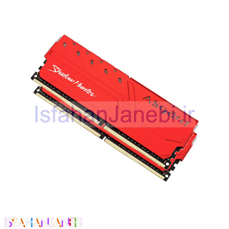 اصفهان جانبی-رم کامپیوتر ASGARD SHADOW HUNTER J1 RGB DDR4 16GB 3200MHz CL16 Dual