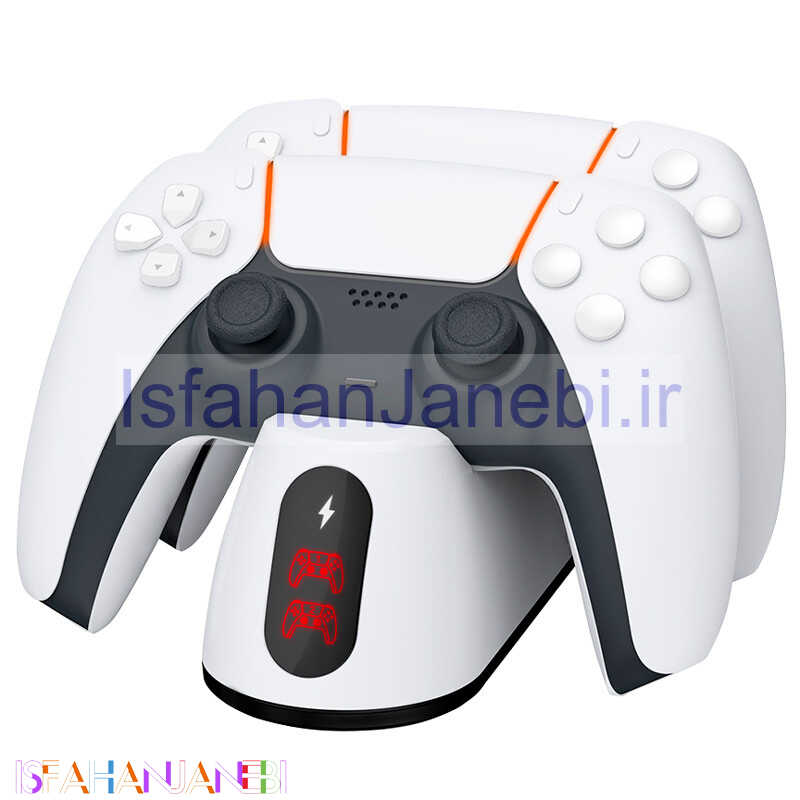 اصفهان جانبی-پایه شارژر دسته بازی PS5 دابی TP5-0516B