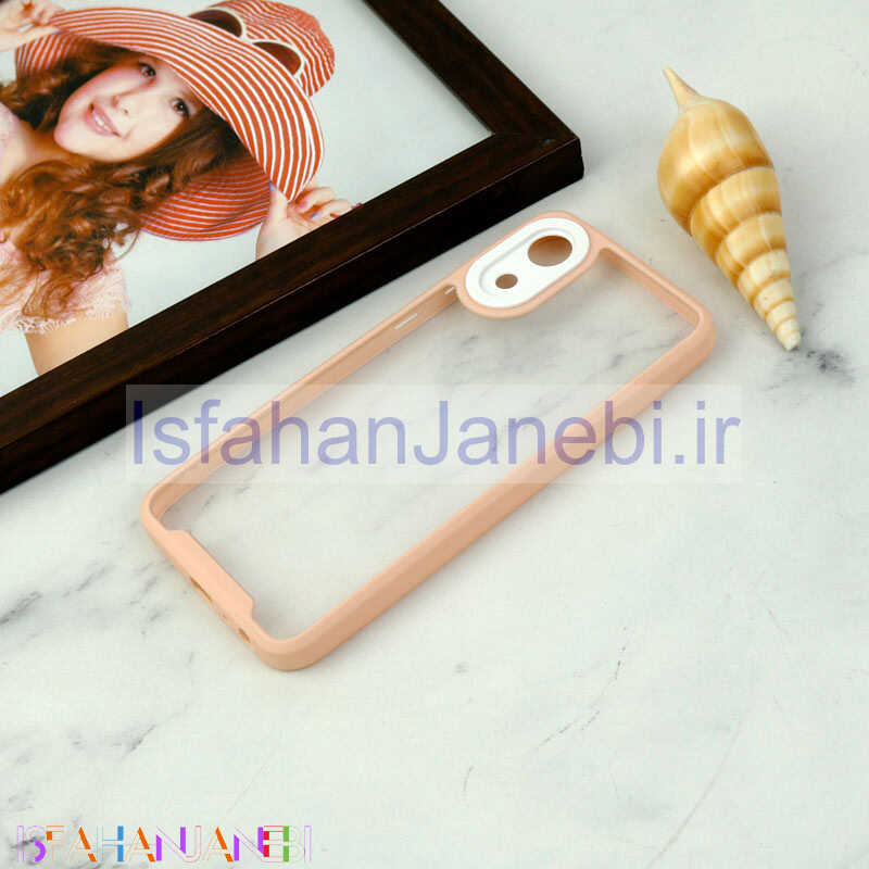 اصفهان جانبی-قاب ضد ضربه پشت شفاف Qsels محافظ لنزدار Samsung Galaxy A03 Core