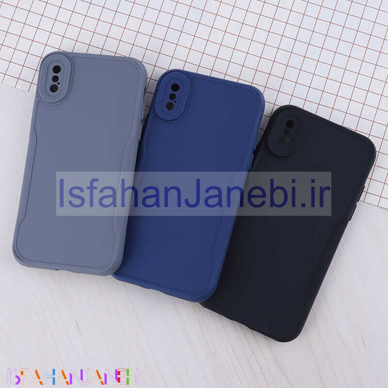 اصفهان جانبی-قاب ژله ای Defender آیفون X / XS محافظ لنزدار