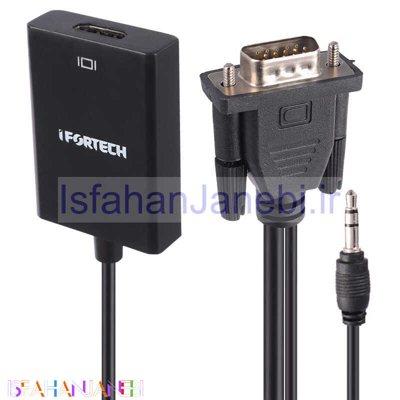 اصفهان جانبی-تبدیل Ifortech VGA To HDMI کد 2