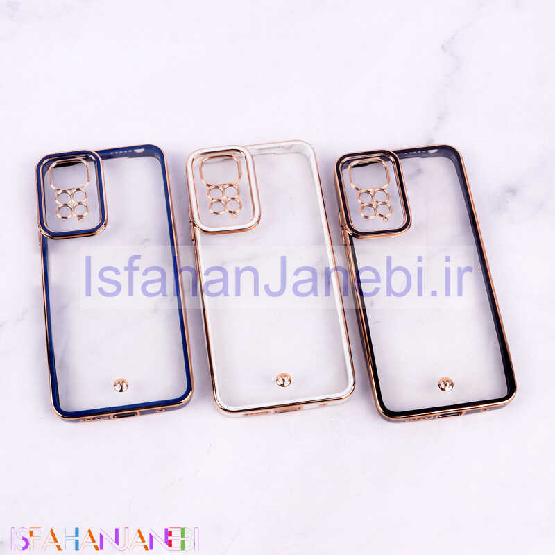 اصفهان جانبی-قاب Space شیائومی Redmi Note 11 / 11s دور رنگی محافظ لنزدار