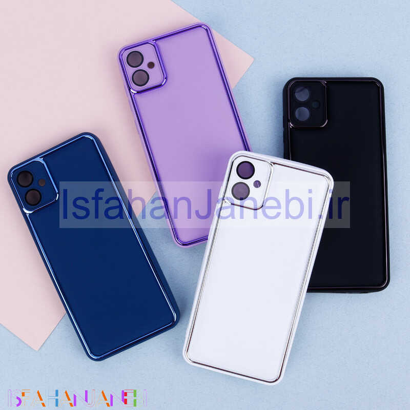 اصفهان جانبی-قاب دور براق رینگی محافظ لنزدار Samsung Galaxy A05