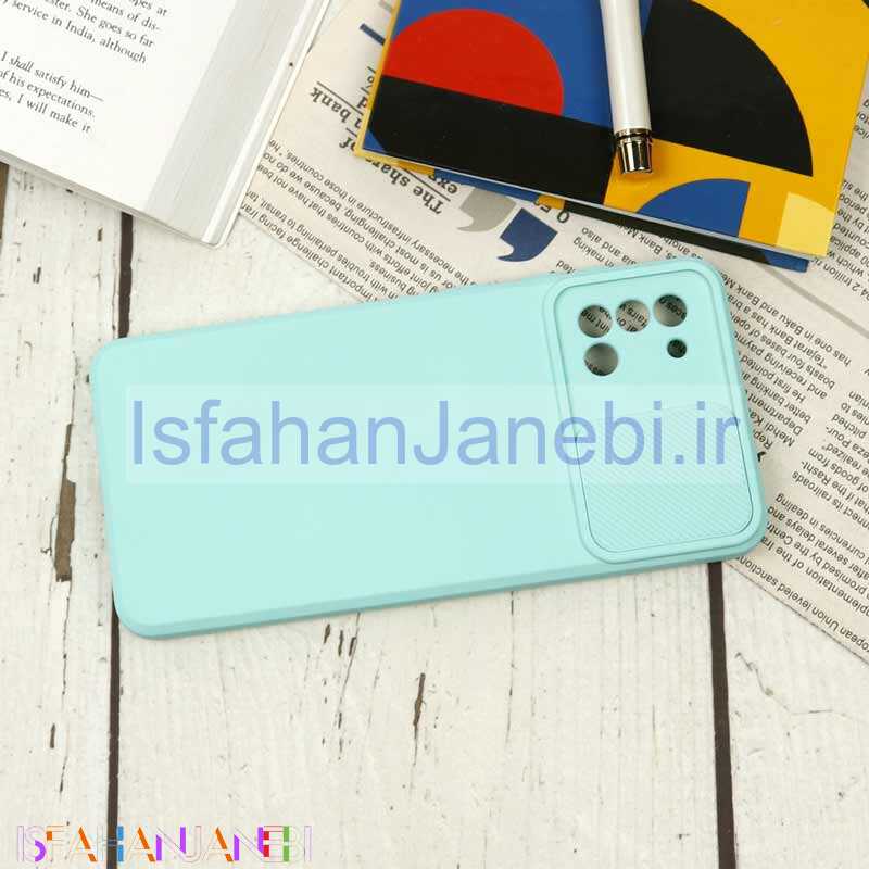اصفهان جانبی-قاب سیلیکونی محافظ لنزدار کشویی سامسونگ A31