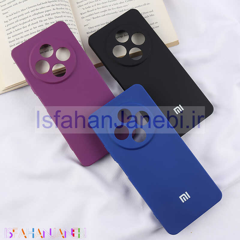 اصفهان جانبی-قاب سیلیکونی Highcopy زیربسته شیائومی Redmi 14C / Poco C75 محافظ لنزدار