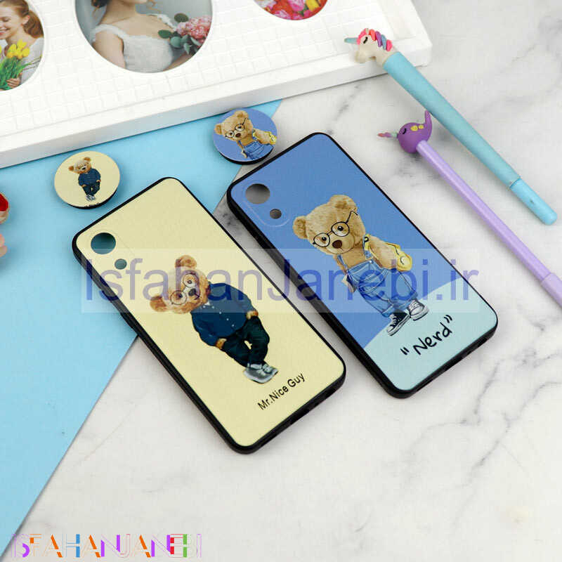 اصفهان جانبی-قاب فانتزی طرحدار پسرانه محافظ لنزدار + پاپ سوکت Samsung Galaxy A03 Core سری R