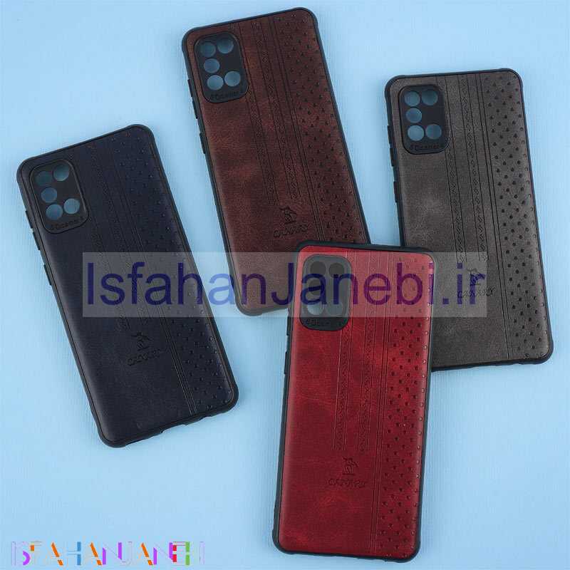 اصفهان جانبی-قاب چرمی Canary سامسونگ Galaxy A31 محافظ لنزدار