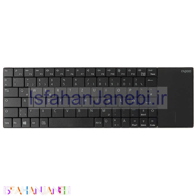اصفهان جانبی-کیبورد و تاچ پد بی سیم رپو K2710