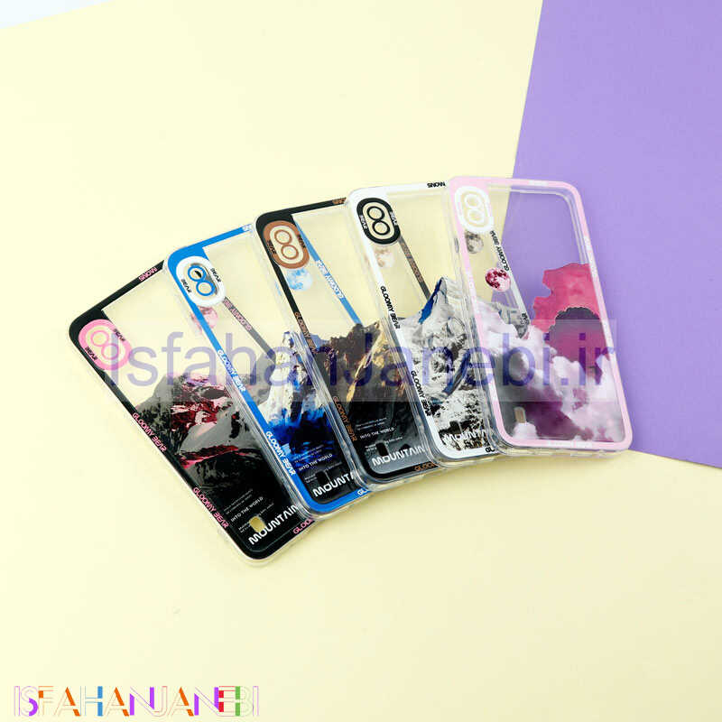 اصفهان جانبی-قاب ژله ای شفاف طرح کوهستان محافظ لنزدار Samsung Galaxy A10
