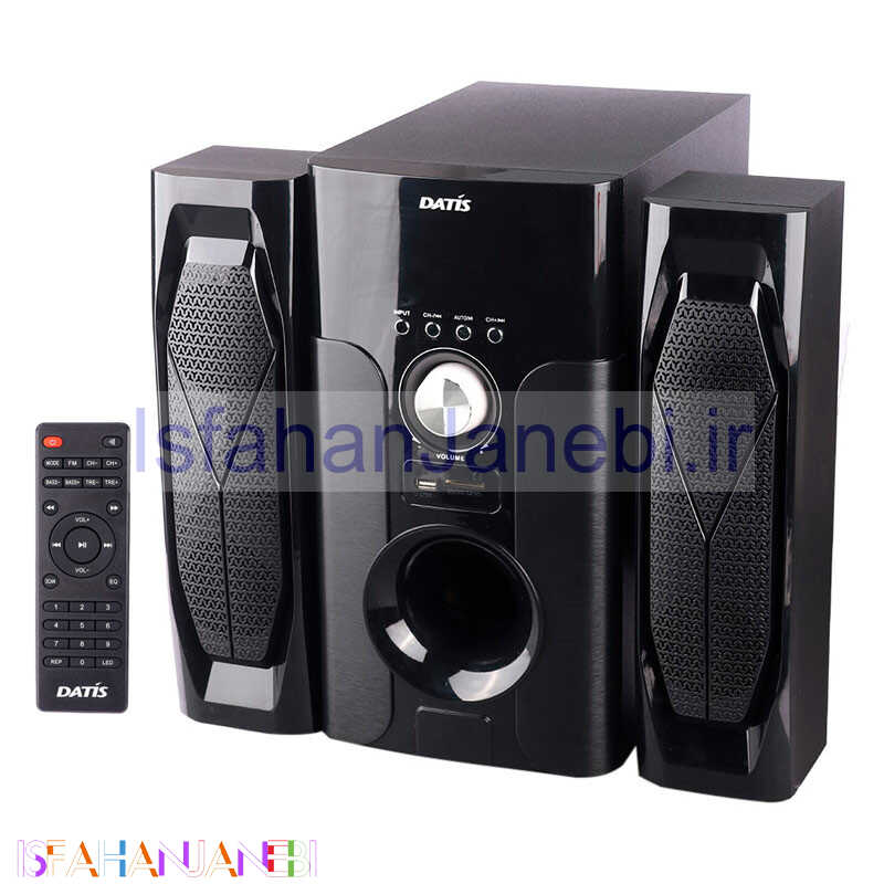 اصفهان جانبی-اسپیکر بلوتوثی رم و فلش خور Datis TS 2123U Max + ریموت کنترل