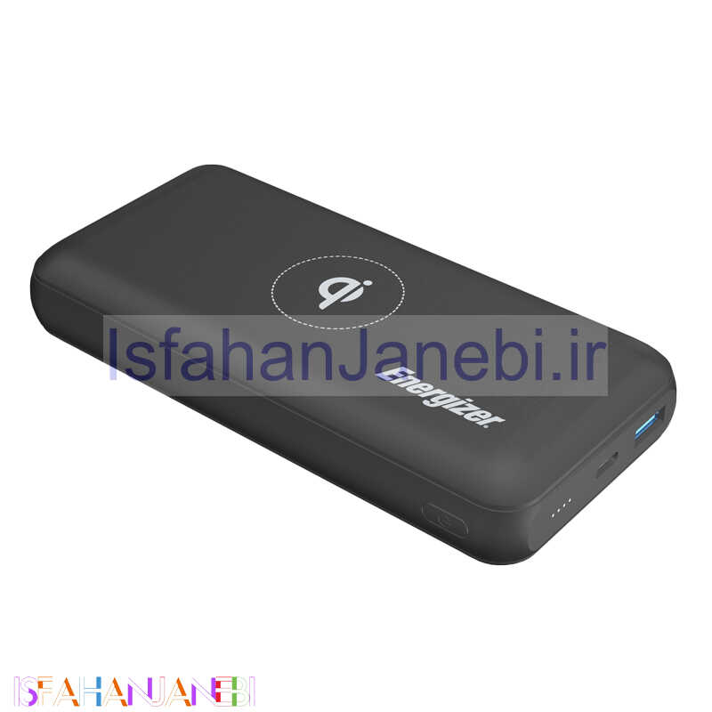 اصفهان جانبی-پاور بانک بی سیم فست شارژ 20000 انرجایزر Energizer QE20007PQ QC PD3.0 18W