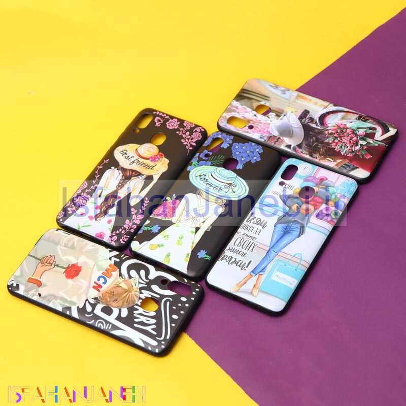 اصفهان جانبی-قاب فانتزی برجسته طرح دخترانه سامسونگ A20/A30 سری H
