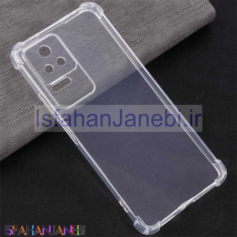 اصفهان جانبی-قاب ژله ای ضربه گیر بی رنگ محافظ لنزدار Xiaomi Redmi Poco F4 / K40s