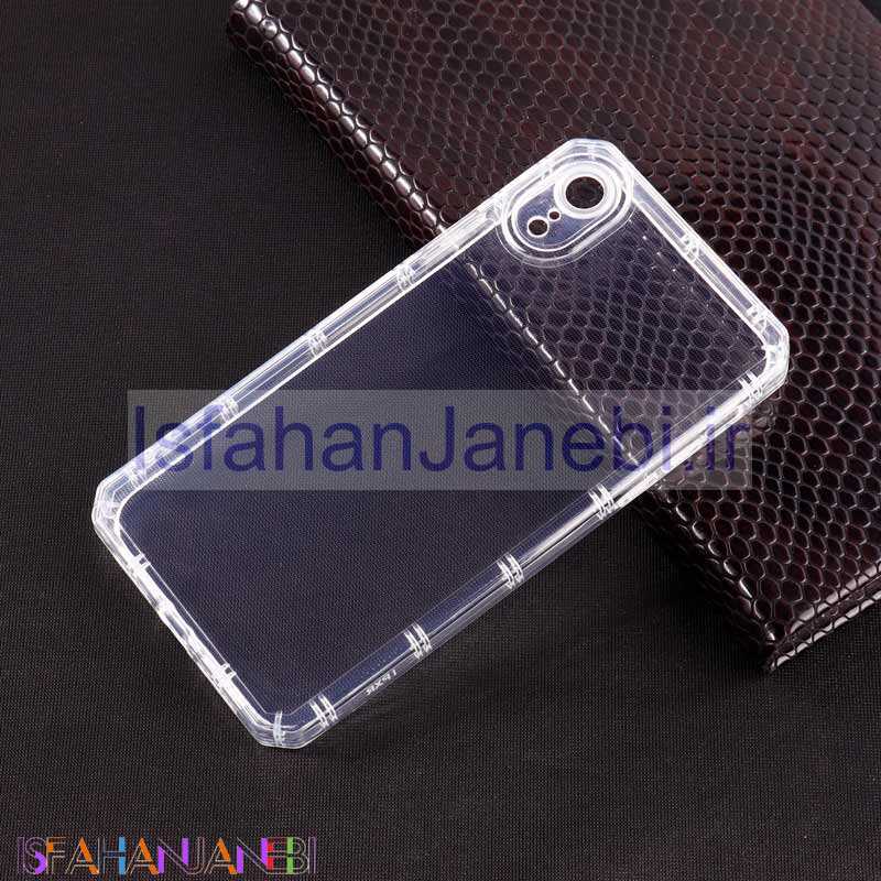 اصفهان جانبی-قاب ژله ای بی رنگ محافظ لنزدار iPhone XR